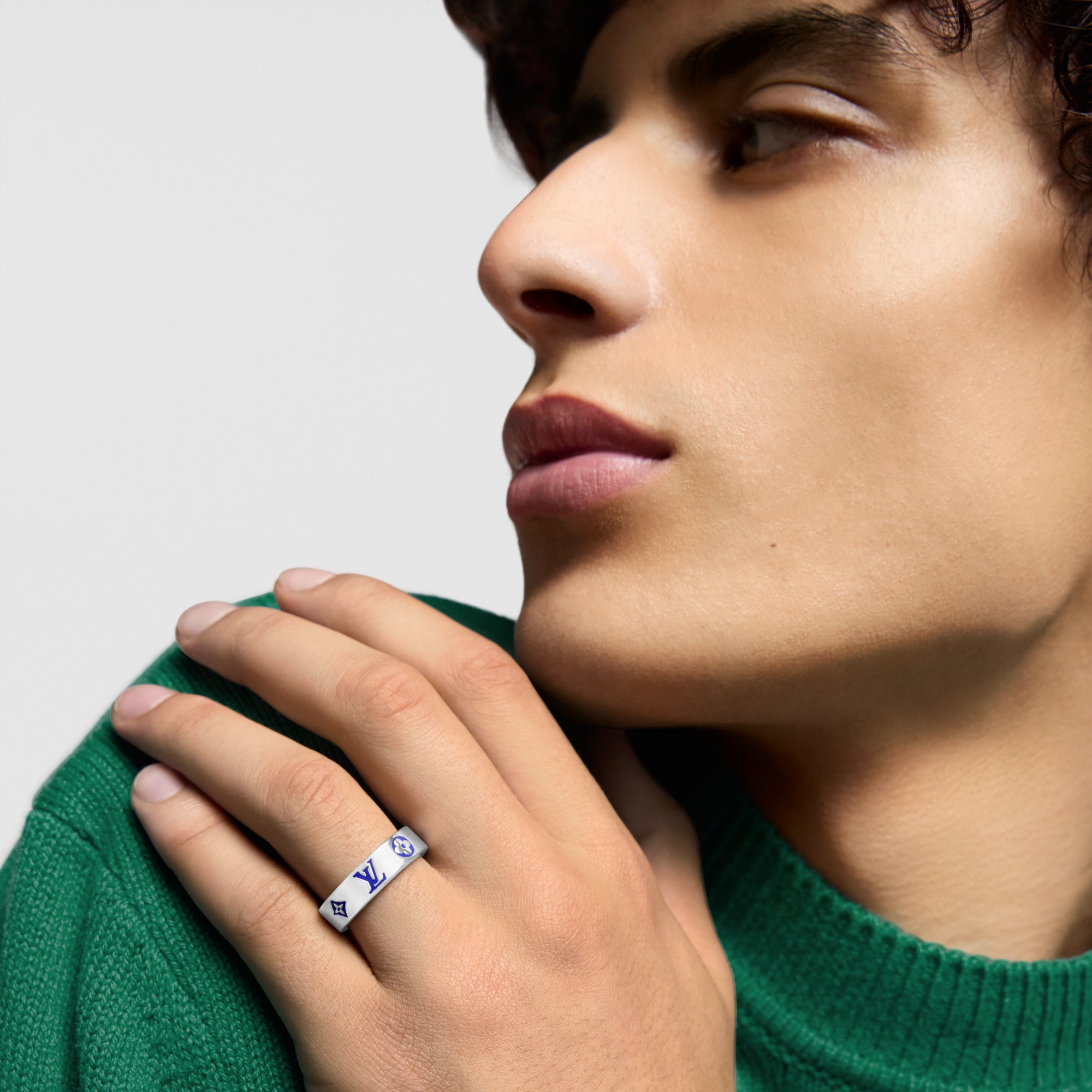 LV Mosaic Thin Ring S00 Herren Modeschmuck Ringe | LOUIS VUITTON (Zoom)