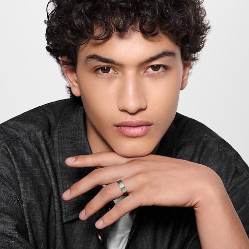 LV Mosaic Thin Ring S00 Herren Modeschmuck Ringe | LOUIS VUITTON (Zoom)