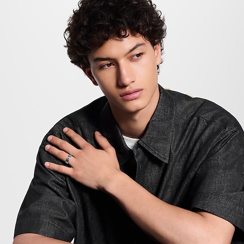 LV Mosaic Thin Ring S00 Herren Modeschmuck Ringe | LOUIS VUITTON (Zoom)