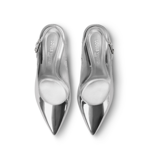 LV MyWay Slingback Pumps interior view