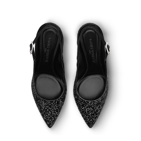LV MyWay Slingback Pumps interior view