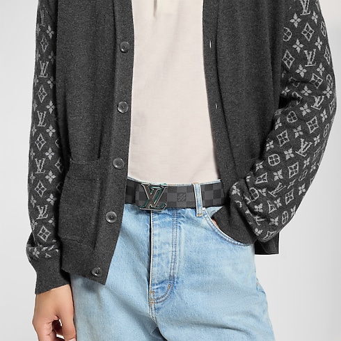 LV Optic Damier Graphite Wendegürtel 40 mm Herren Accessoires Gürtel | LOUIS VUITTON (Zoom)