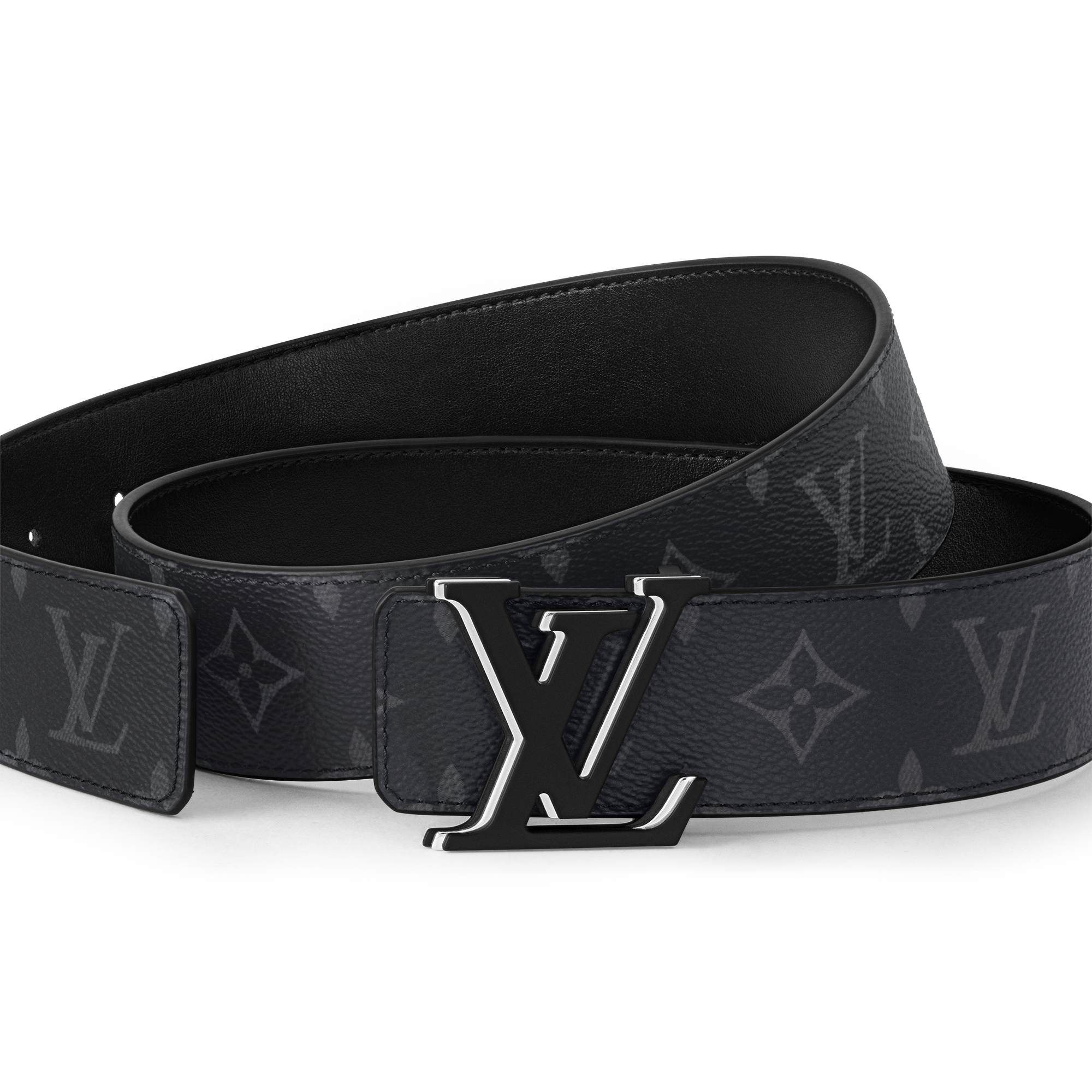 LV Optic Wendegürtel 40 mm Monogram Eclipse Canvas Herren Accessoires Gürtel | LOUIS VUITTON (Zoom)