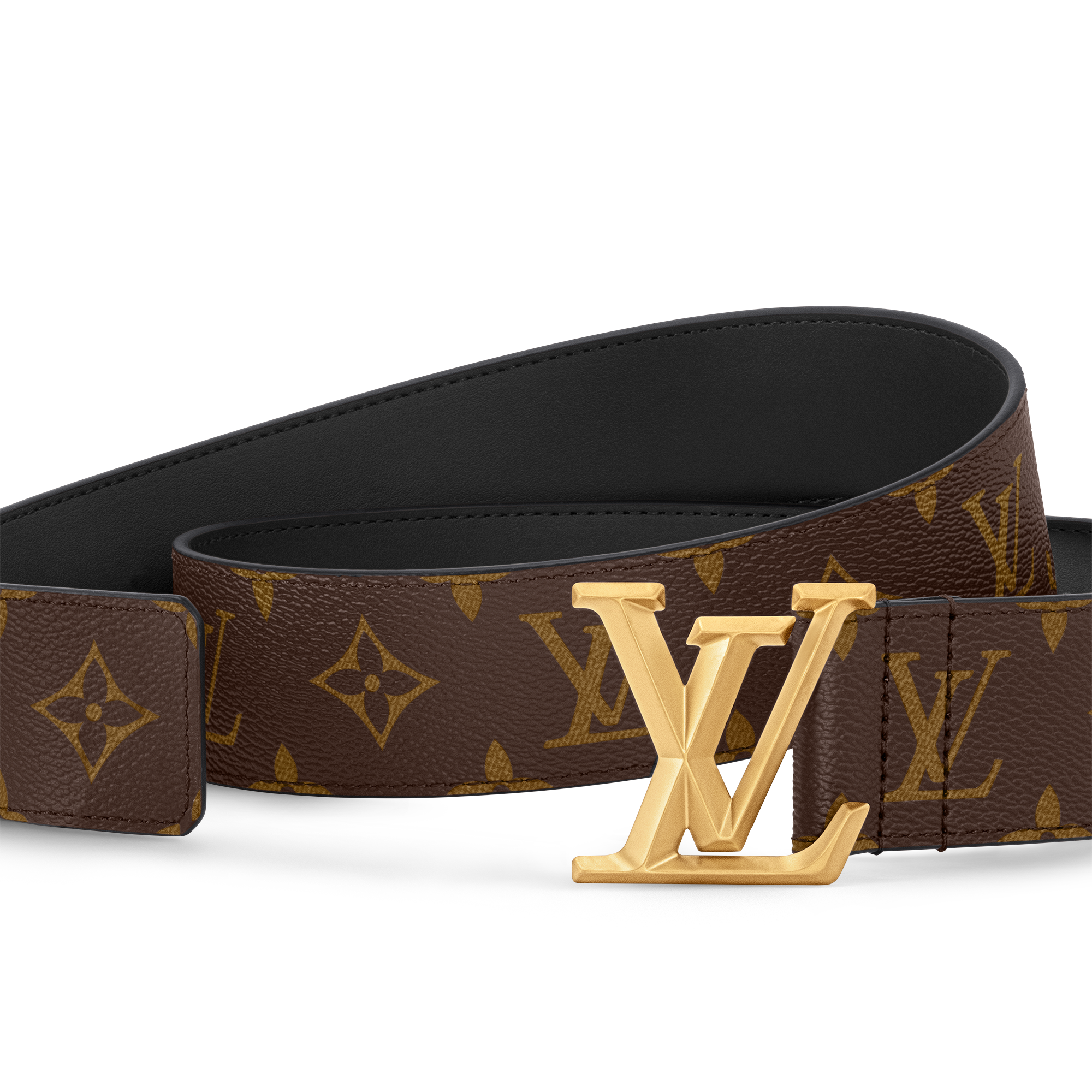 LV Pyramide Gürtel 40 mm Monogram Canvas Herren Accessoires Gürtel | LOUIS VUITTON (Zoom)