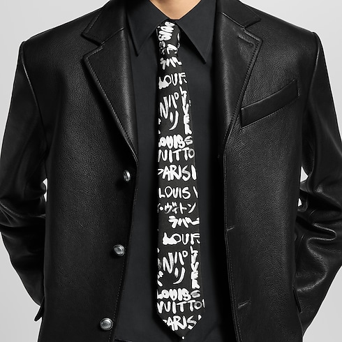 LV Scribble Krawatte S00 Herren Accessoires Krawatten und Einstecktücher | LOUIS VUITTON (Zoom)