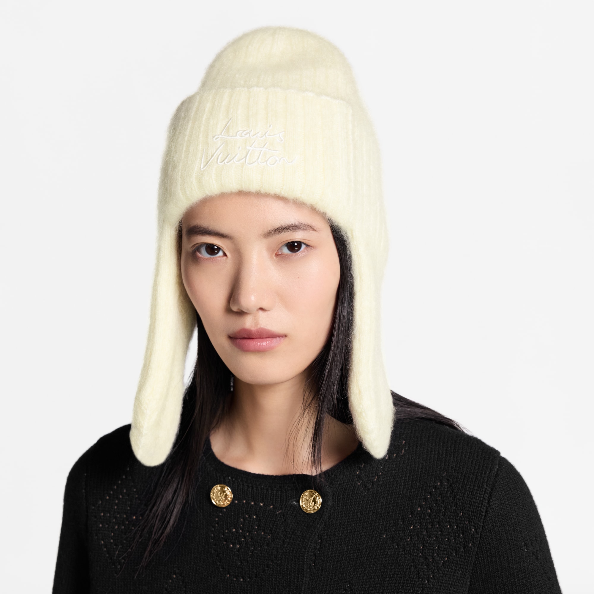 LV Script Beanie S00 Damen Accessoires Hüte & Mützen | LOUIS VUITTON (Zoom)