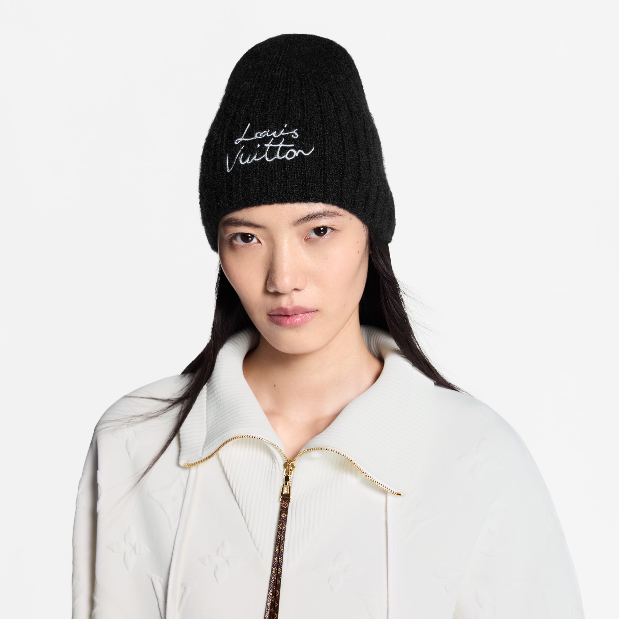 LV Script Beanie S00 Damen Accessoires Hüte & Mützen | LOUIS VUITTON (Zoom)