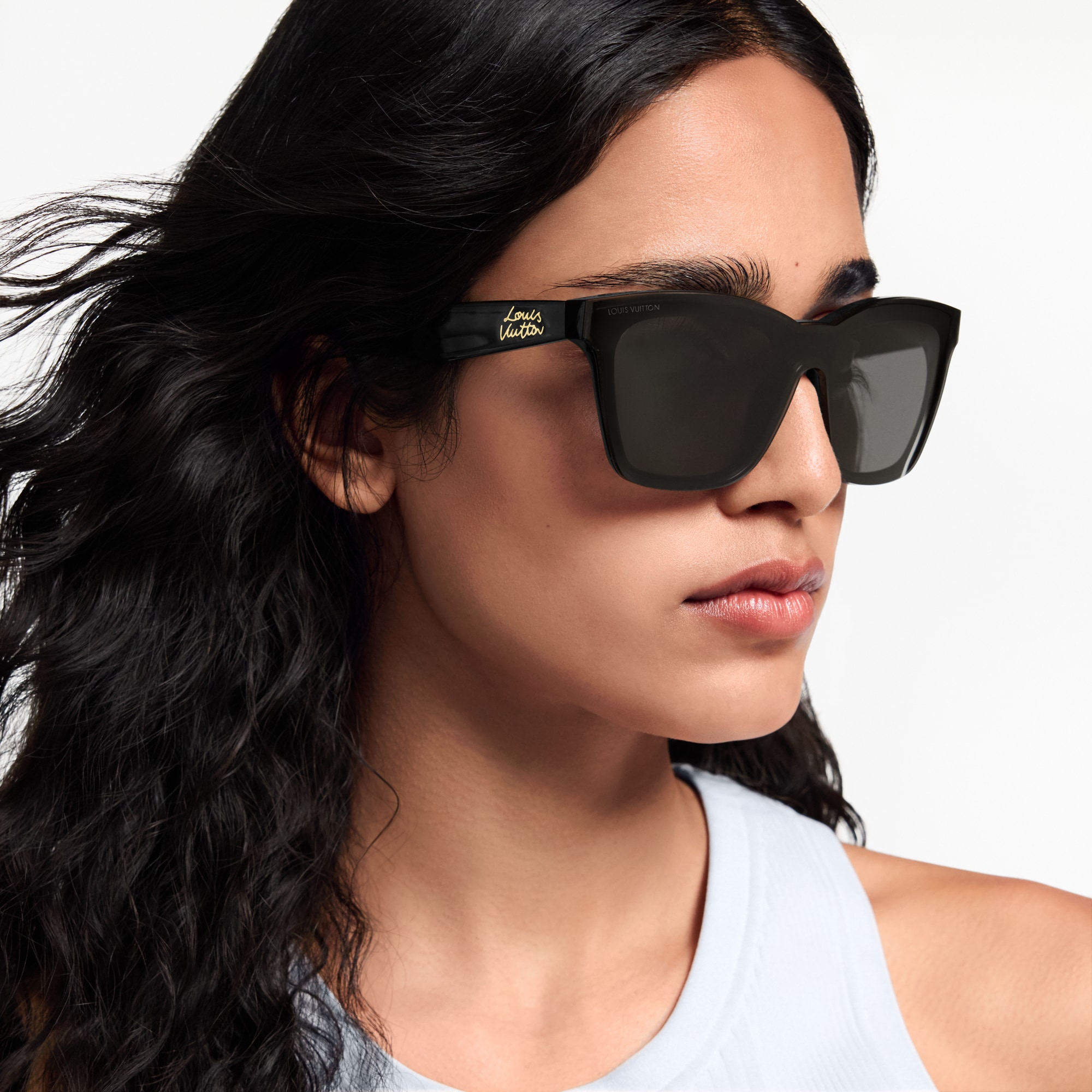 LV Script Square Sonnenbrille S00 Damen Accessoires Sonnenbrillen | LOUIS VUITTON (Zoom)