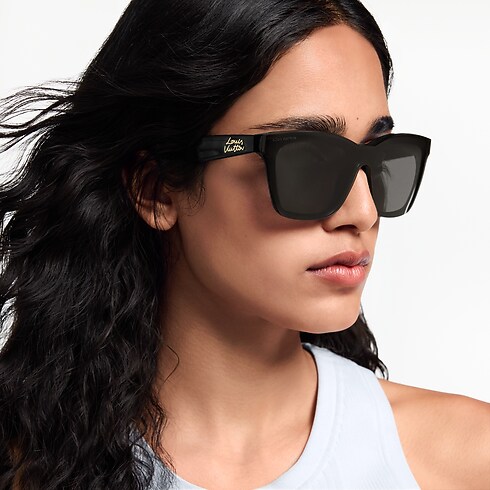 LV Script Square Sonnenbrille S00 Damen Accessoires Sonnenbrillen | LOUIS VUITTON (Zoom)