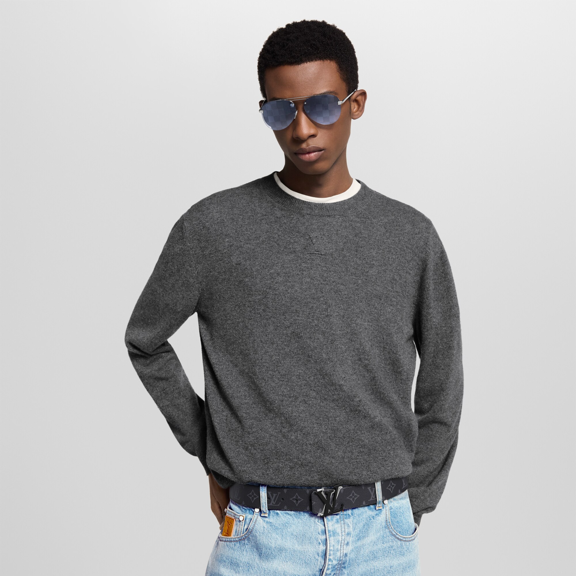 LV Shake Wendegürtel 40 mm Monogram Eclipse Canvas Herren Accessoires Gürtel | LOUIS VUITTON (Zoom)