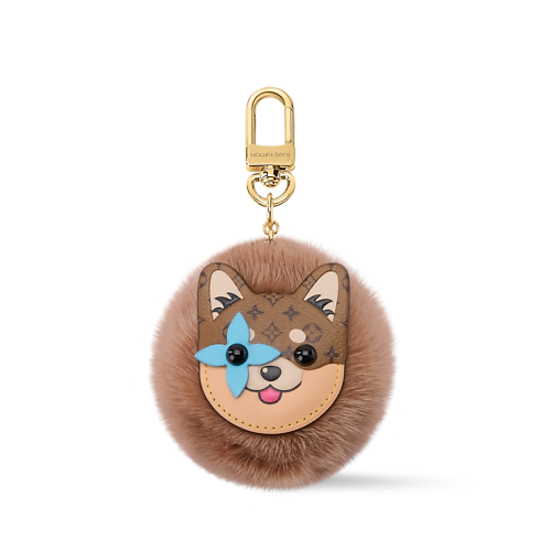 LV Shiba Pompon Taschenschmuck S00 Damen Accessoires Schlüsselanhänger und Taschenschmuck | LOUIS VUITTON (Zoom)