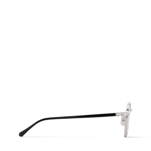 LV Signature Round Brille mit Blaulichtfilter S00 Herren Accessoires Sonnenbrillen | LOUIS VUITTON (Zoom)