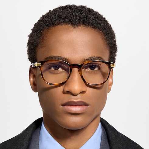 LV Signature Round Square Brille S00 Herren Accessoires Brillen | LOUIS VUITTON (Zoom)