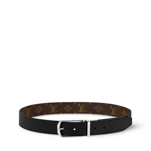 LV Slender Wendegürtel 35 mm Monogram Canvas Herren Accessoires Gürtel | LOUIS VUITTON (Zoom)