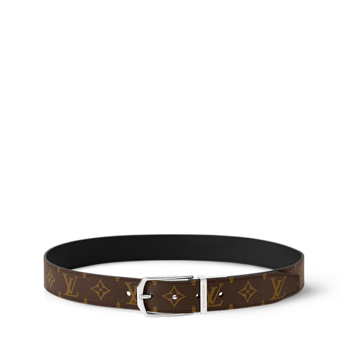LV Slender Wendegürtel 35 mm Monogram Canvas Herren Accessoires Gürtel | LOUIS VUITTON (Zoom)