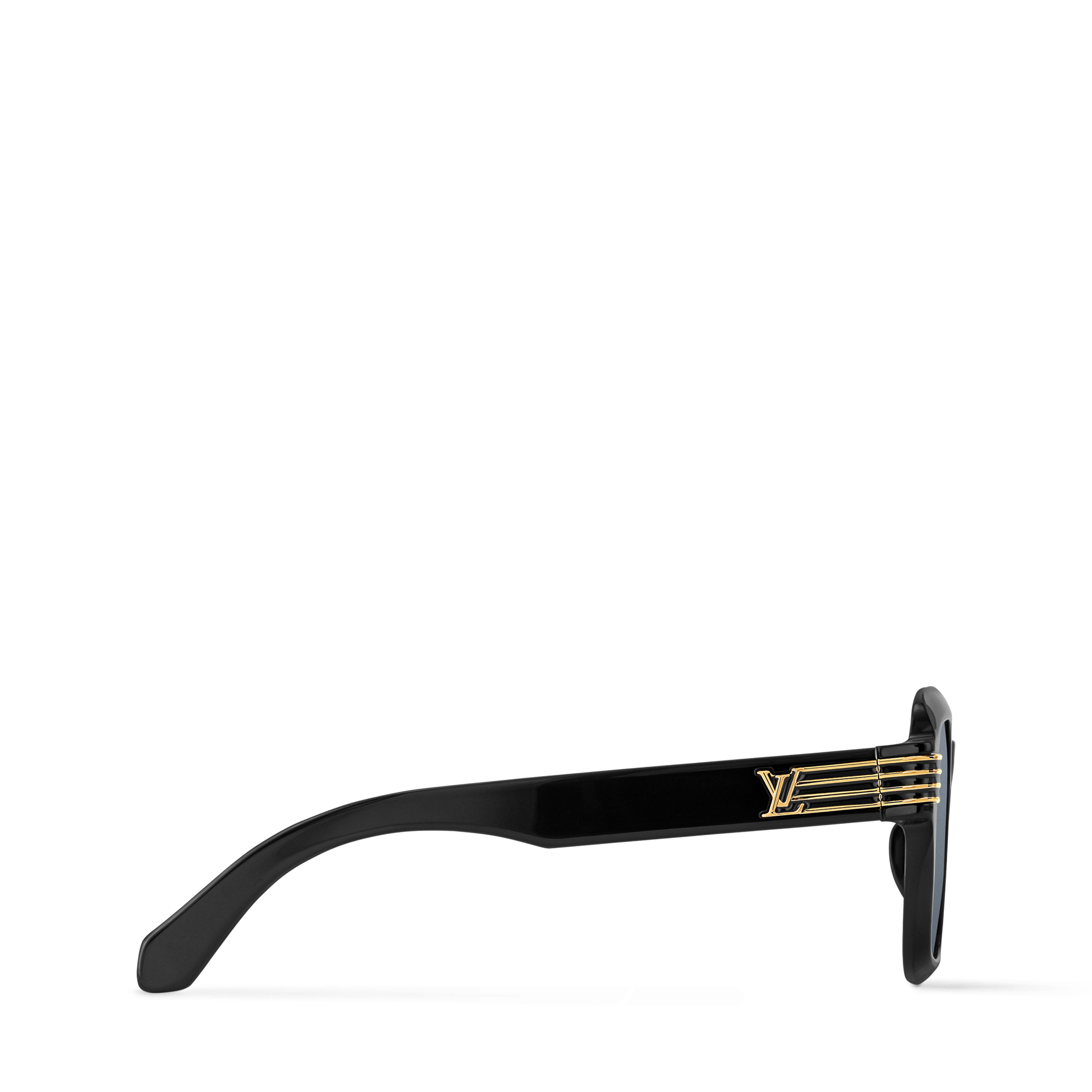 LV Slide Large Square Round Sonnenbrille S00 Herren Accessoires Sonnenbrillen | LOUIS VUITTON (Zoom)
