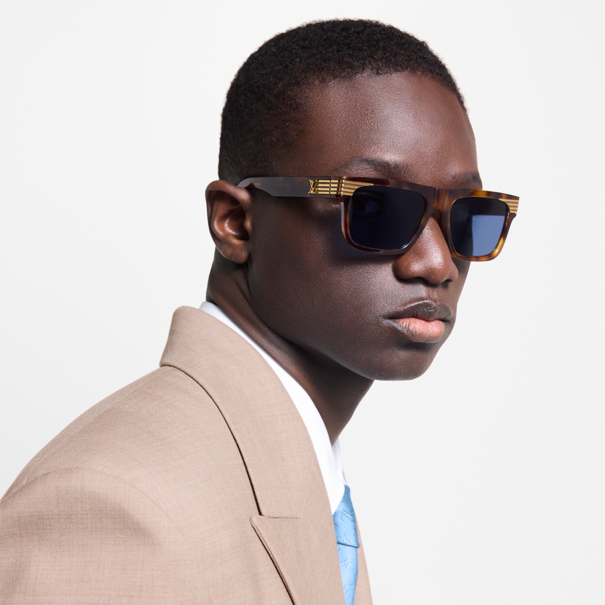 LV Slide Square Sonnenbrille S00 Herren Accessoires Sonnenbrillen | LOUIS VUITTON (Zoom)