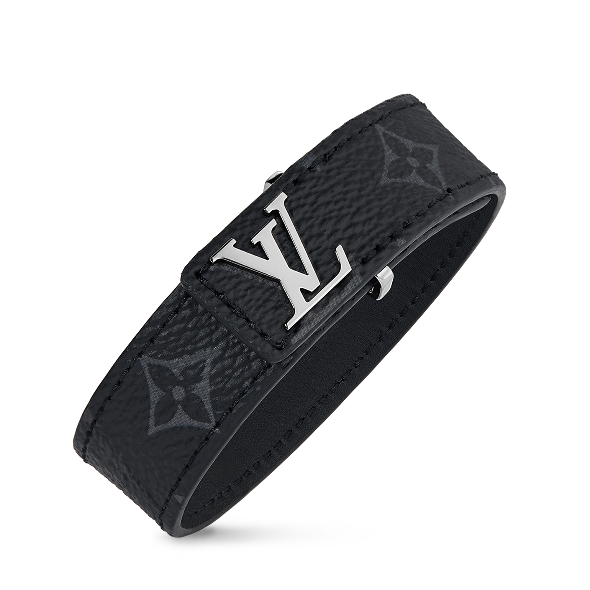 LV Slim Armband Monogram Eclipse Canvas Herren Modeschmuck Alle Modeschmuckstücke | LOUIS VUITTON (Zoom)