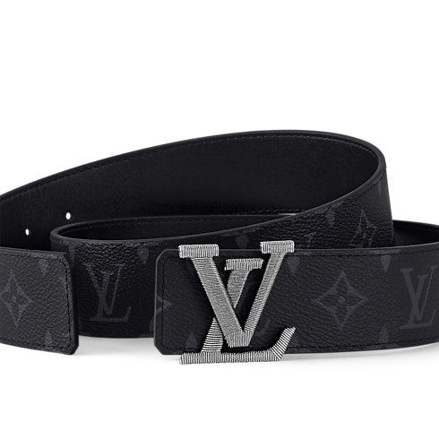 LV Stitch Wendegürtel 40 mm Monogram Eclipse Canvas Herren Accessoires Gürtel | LOUIS VUITTON (Zoom)