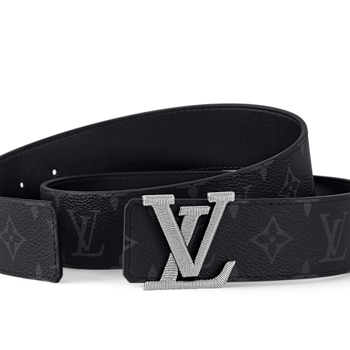 LV Stitch Wendegürtel 40 mm Monogram Eclipse Canvas Herren Accessoires Gürtel | LOUIS VUITTON (Zoom)