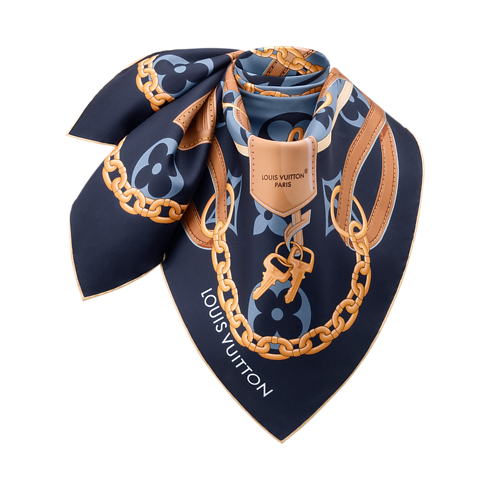 LV Strap Carré 90 S00 Damen Accessoires Seidentücher und Bandeaus | LOUIS VUITTON (Zoom)