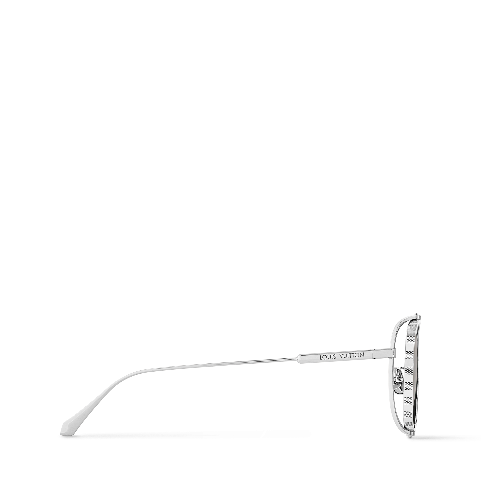 LV Super Vision Metal Pilot Square Sonnenbrille S00 Herren Accessoires Sonnenbrillen | LOUIS VUITTON (Zoom)