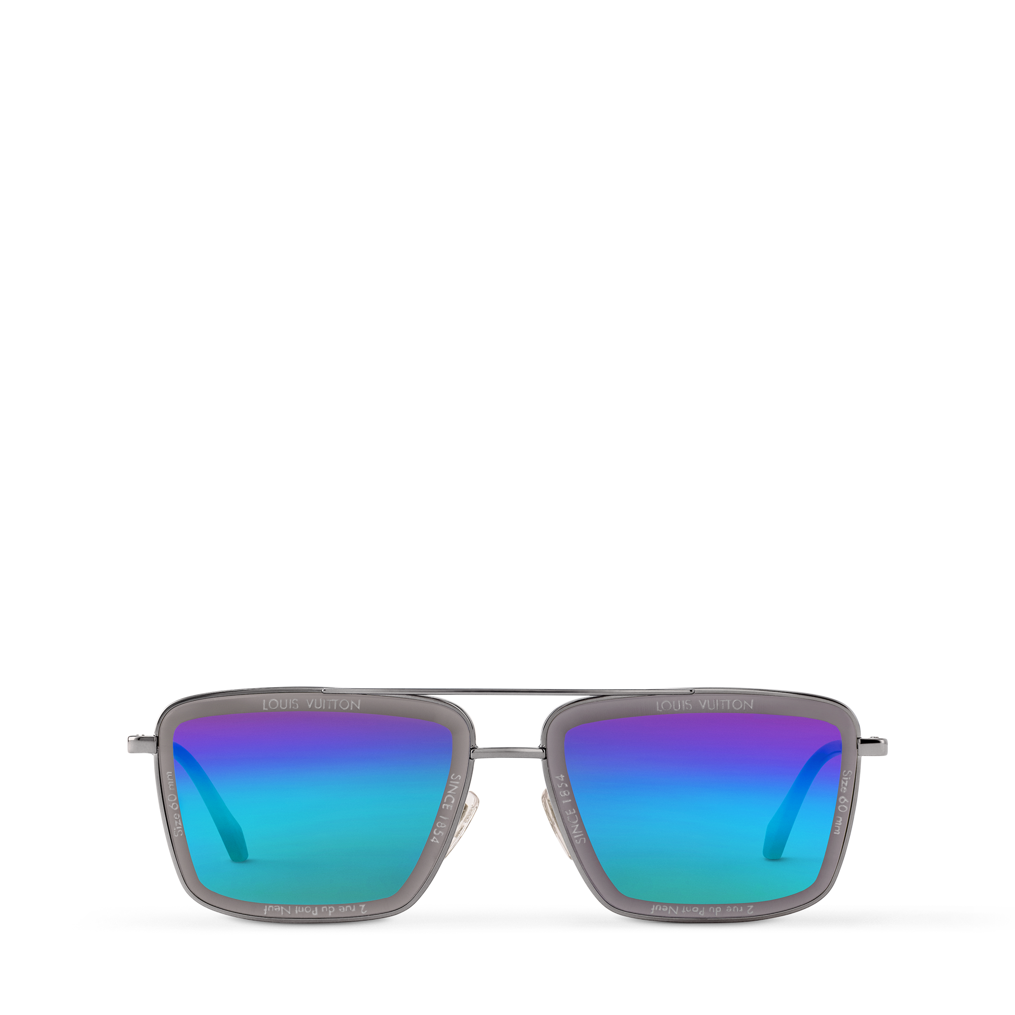 LV Super Vision Metal Square Sonnenbrille S00 Herren Accessoires Sonnenbrillen | LOUIS VUITTON (Zoom)