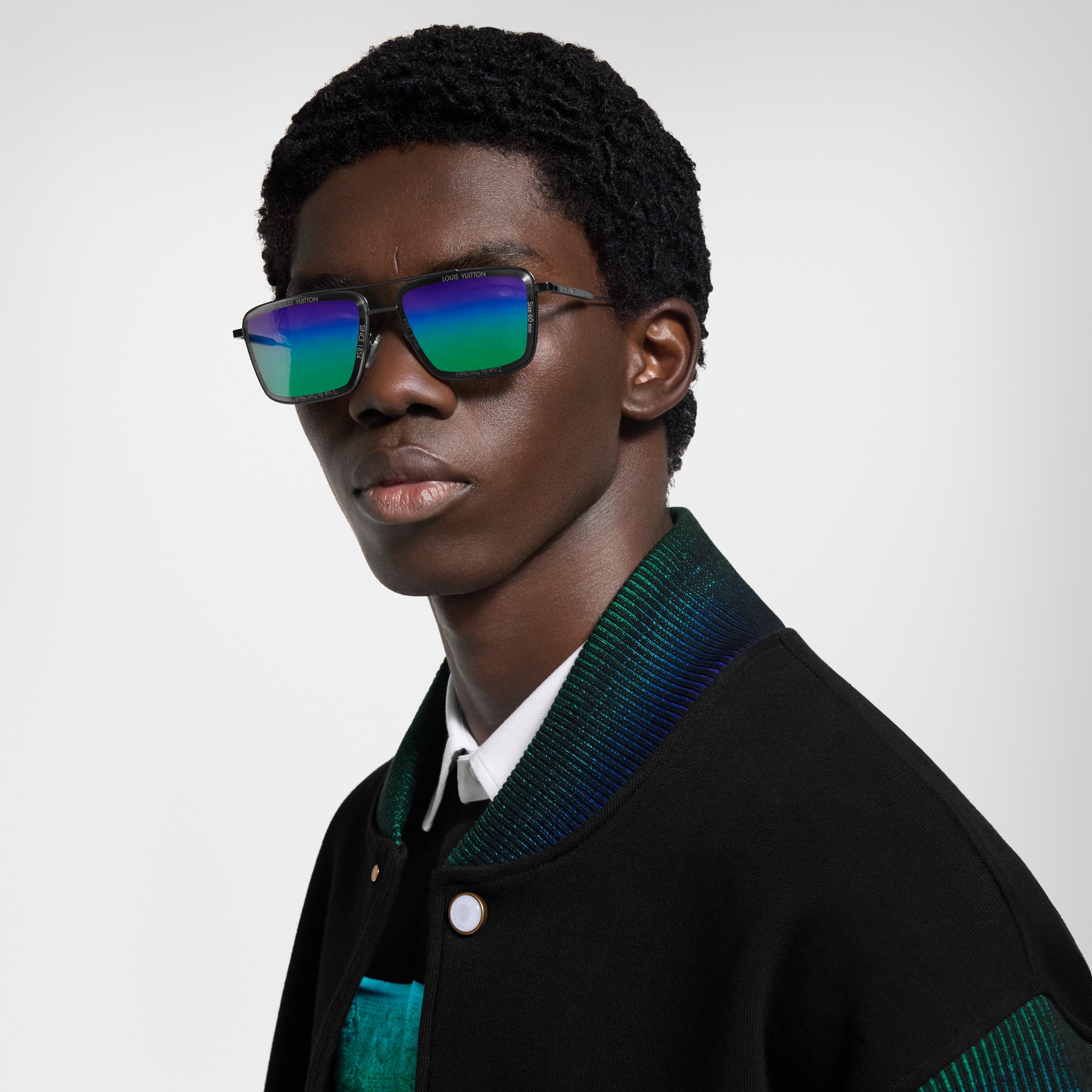 LV Super Vision Metal Square Sonnenbrille S00 Herren Accessoires Sonnenbrillen | LOUIS VUITTON (Zoom)