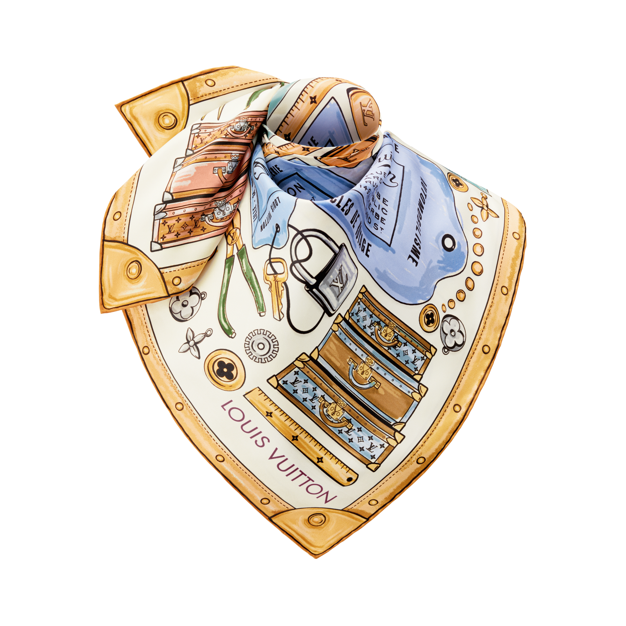 LV Tool Box Carré 90 S00 Damen Accessoires Seidentücher und Bandeaus | LOUIS VUITTON (Zoom)