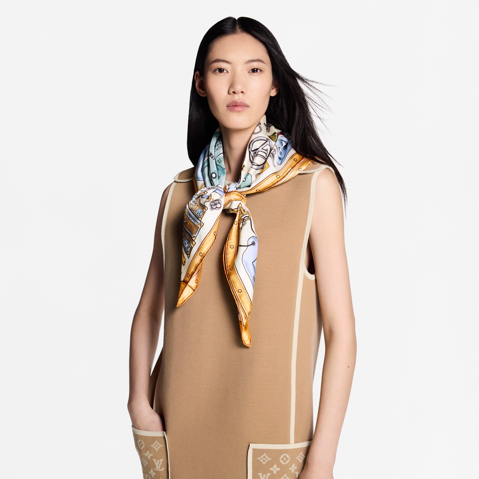 LV Tool Box Carré 90 S00 Damen Accessoires Seidentücher und Bandeaus | LOUIS VUITTON (Zoom)