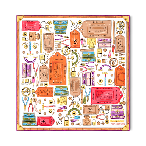 LV Tool Box Carré 90 S00 Damen Accessoires Seidentücher und Bandeaus | LOUIS VUITTON (Zoom)