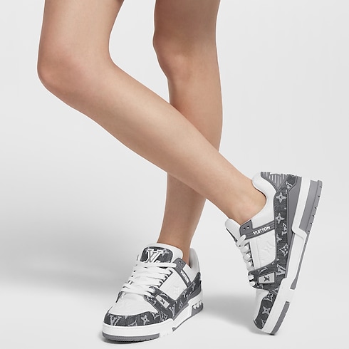 LV Trainer Sneaker Damen Schuhe Sneakers | LOUIS VUITTON (Zoom)