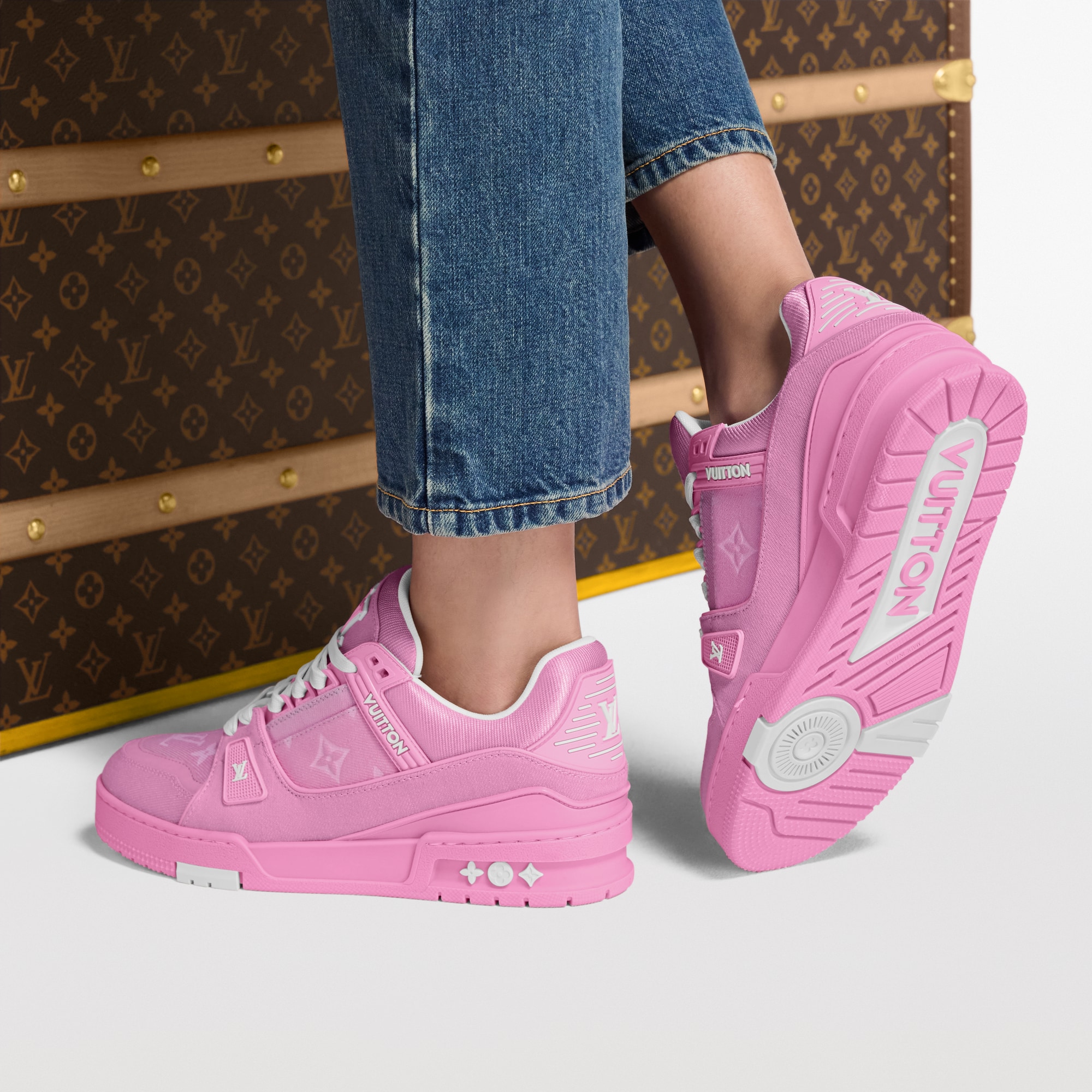 LV Trainer Sneaker  Damen Schuhe Sneakers | LOUIS VUITTON (Zoom)