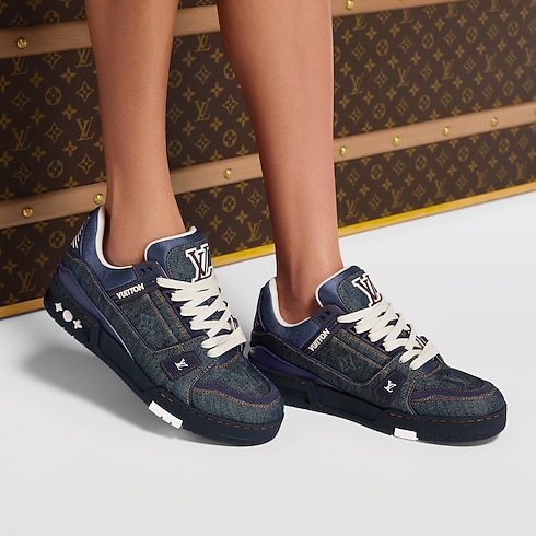 LV Trainer Sneaker Damen Schuhe Sneakers | LOUIS VUITTON (Zoom)