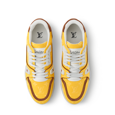LV Trainer Sneaker interior view