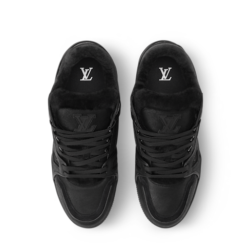LV Trainer Sneaker interior view