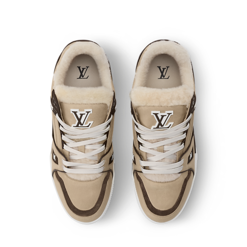 LV Trainer Sneaker interior view