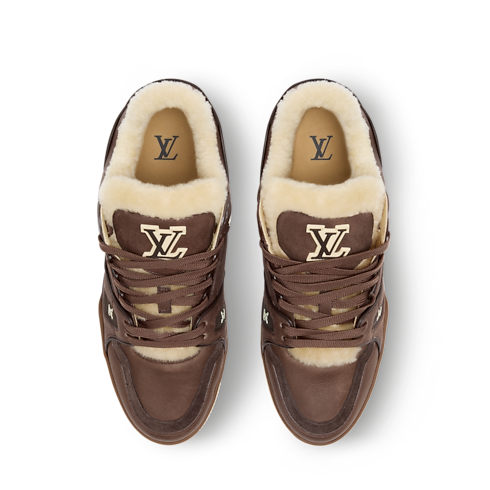 LV Trainer Sneaker interior view