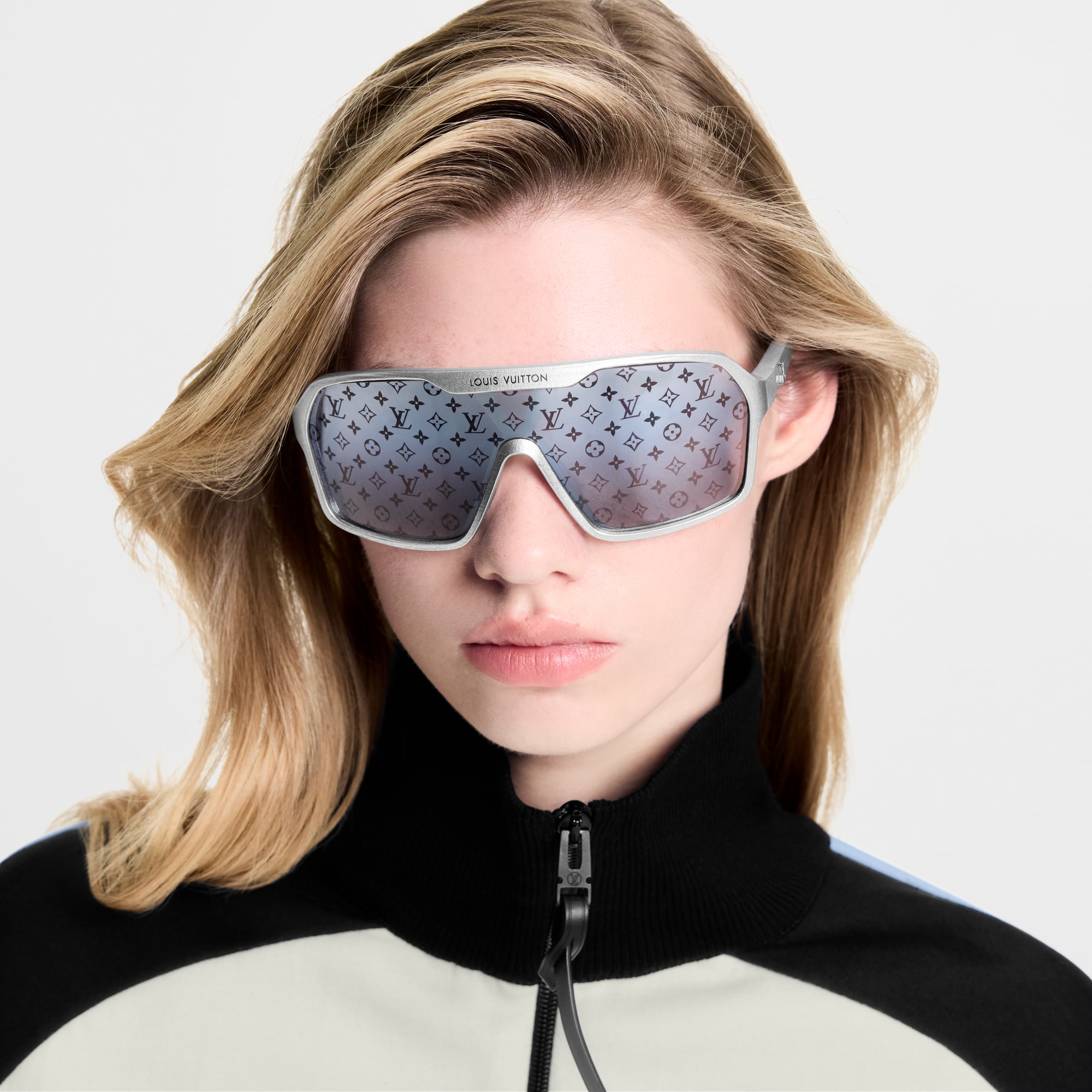 LV Tramontane Sonnenbrille mit Masken-Design S00 Damen Accessoires Sonnenbrillen | LOUIS VUITTON (Zoom)