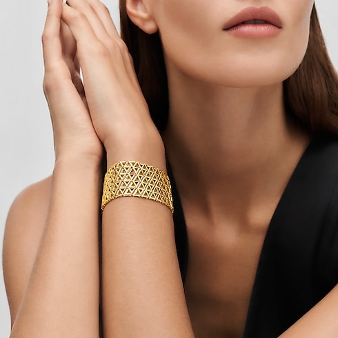LV Volt Mesh Armband, Gelbgold Schmuck Kategorien Alle Schmuckstücke | LOUIS VUITTON (Zoom)