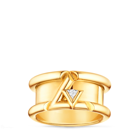 LV Volt One Ring, Gelbgold und Diamant Schmuck Kategorien Alle Schmuckstücke | LOUIS VUITTON (Zoom)