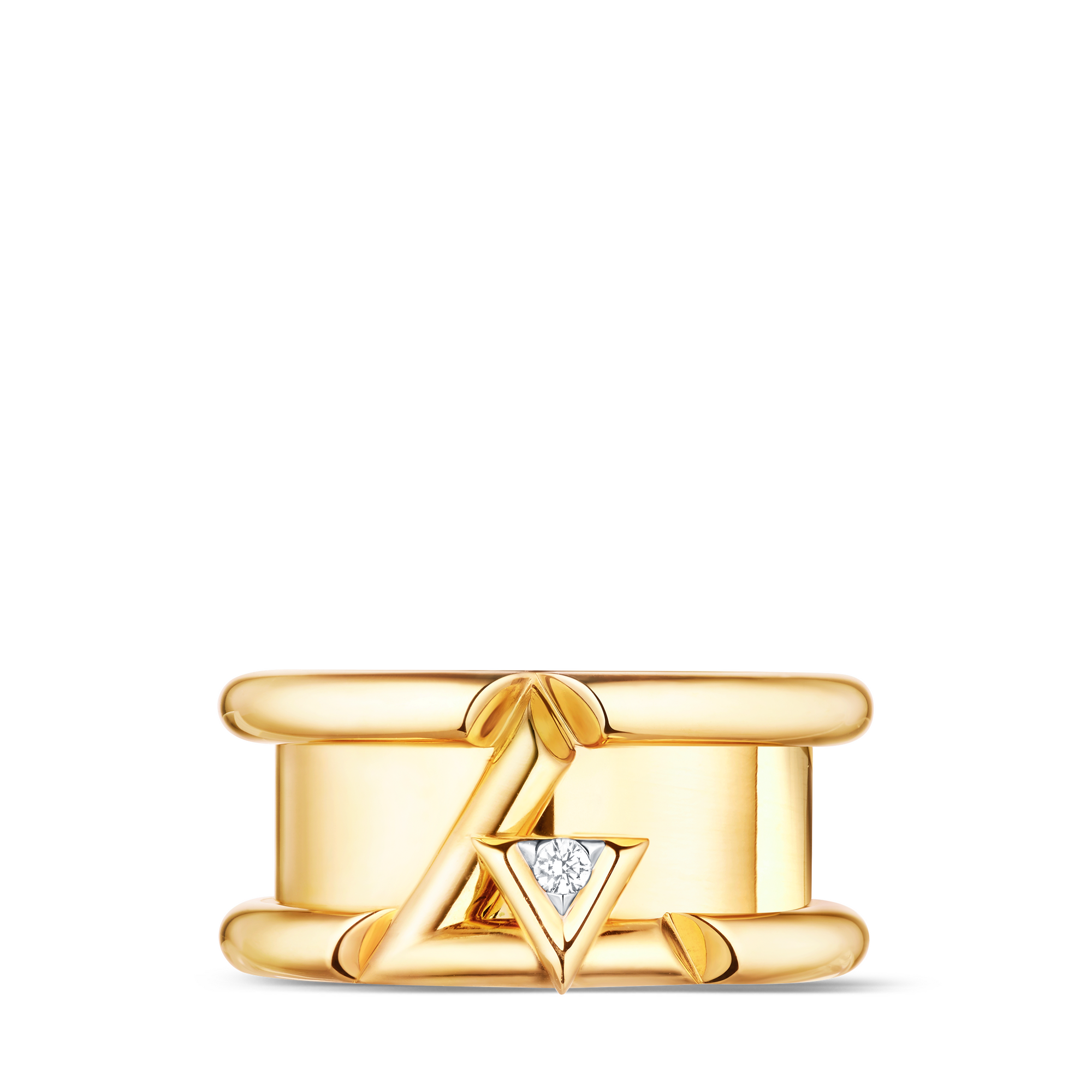 LV Volt One Ring, Gelbgold und Diamant  Schmuck Kategorien Alle Schmuckstücke | LOUIS VUITTON (Zoom)