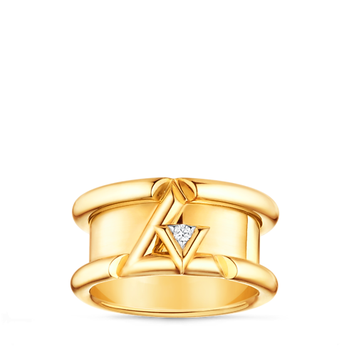 LV Volt One Ring, Gelbgold und Diamant Jewelry Kategorien Alle Schmuckstücke | LOUIS VUITTON (Zoom)
