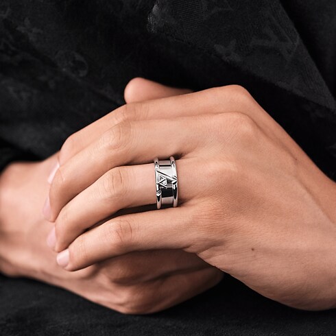 LV Volt One Ring, Weißgold und Diamant Schmuck Kategorien Alle Schmuckstücke | LOUIS VUITTON (Zoom)