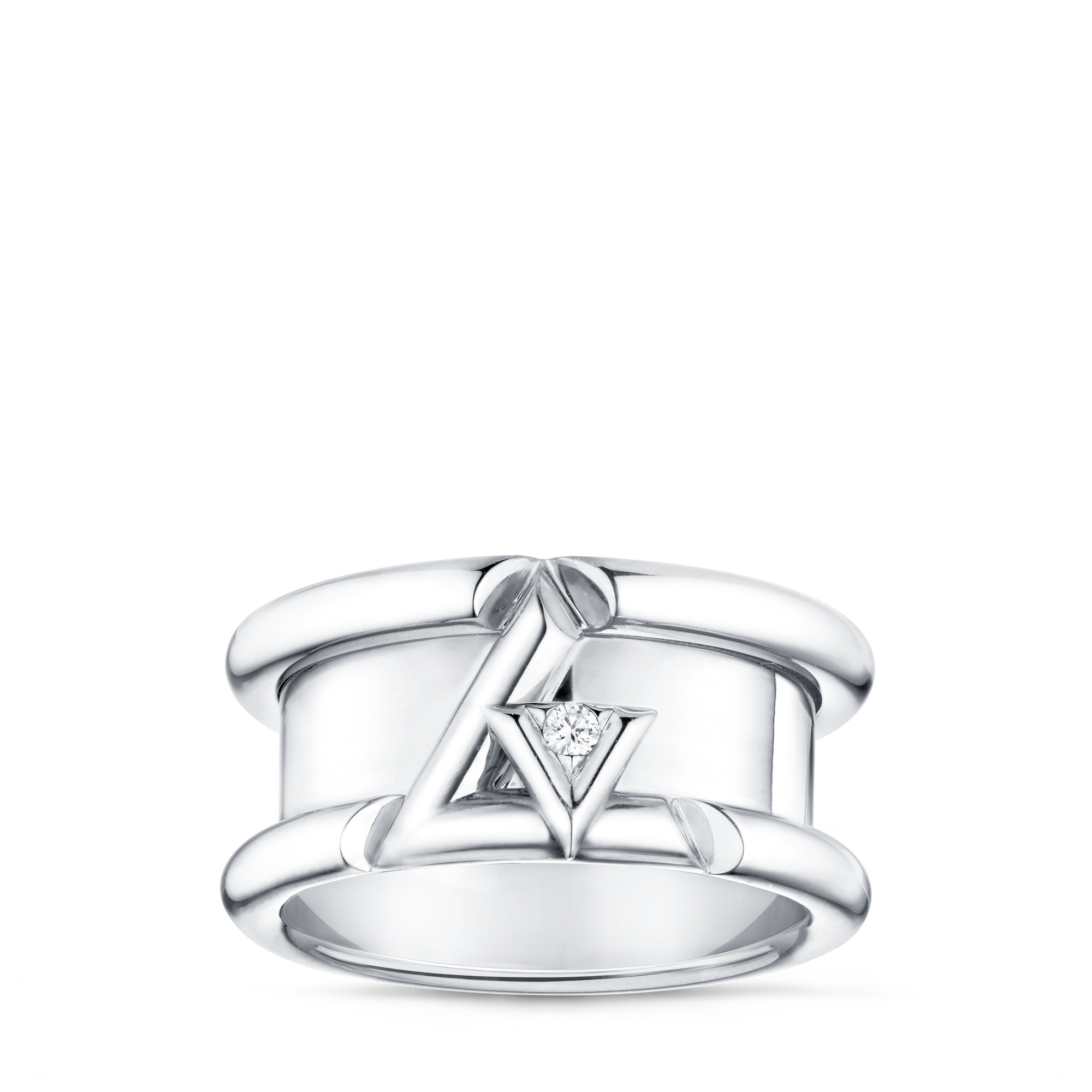LV Volt One Ring, Weißgold und Diamant  Schmuck Kategorien Alle Schmuckstücke | LOUIS VUITTON (Zoom)