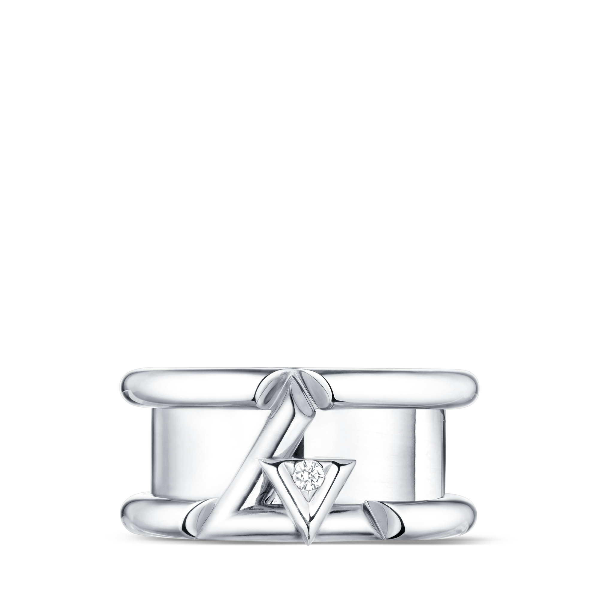 LV Volt One Ring, Weißgold und Diamant  Schmuck Kategorien Alle Schmuckstücke | LOUIS VUITTON (Zoom)