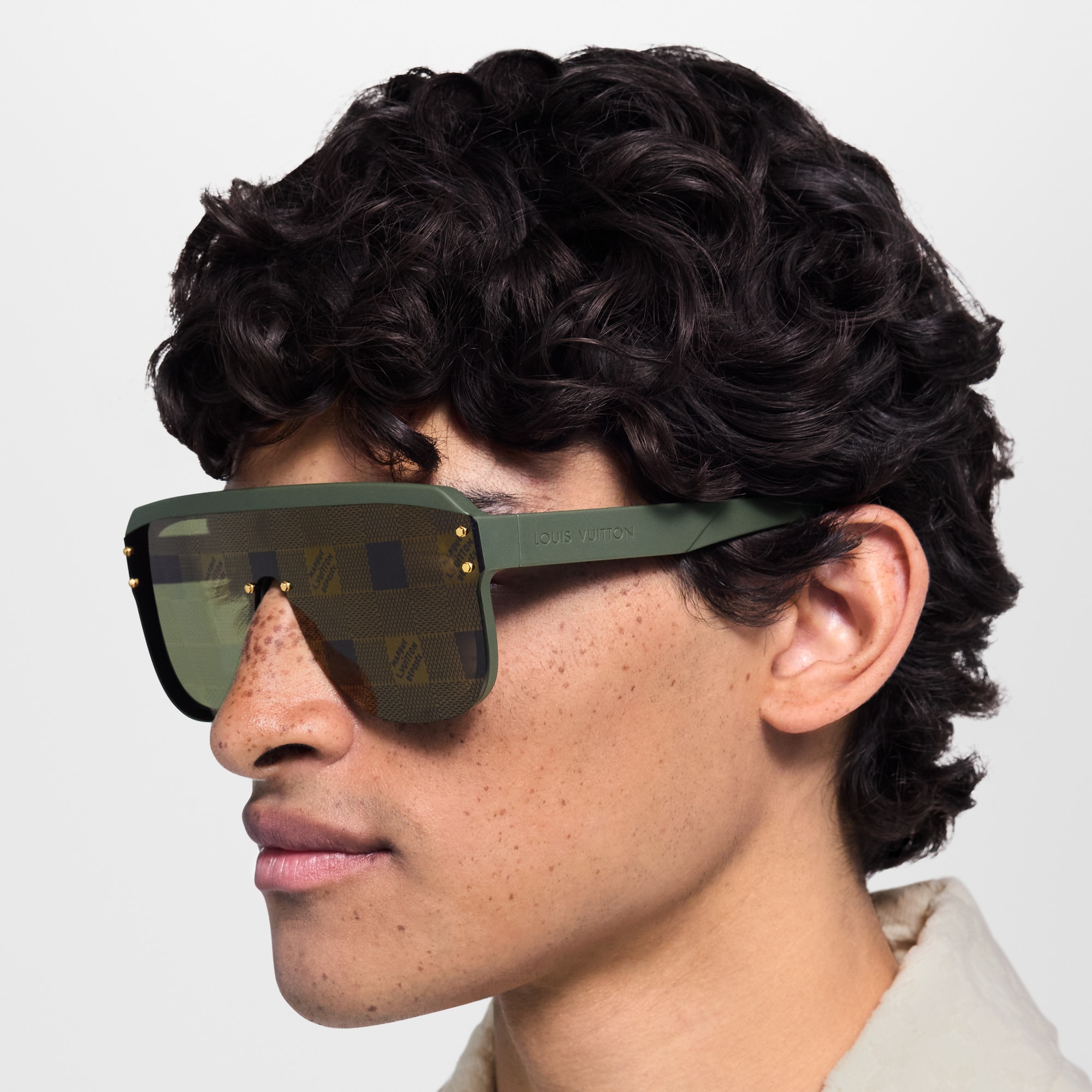 LV Waimea Mask Round Sonnenbrille S00 Herren Accessoires Sonnenbrillen | LOUIS VUITTON (Zoom)