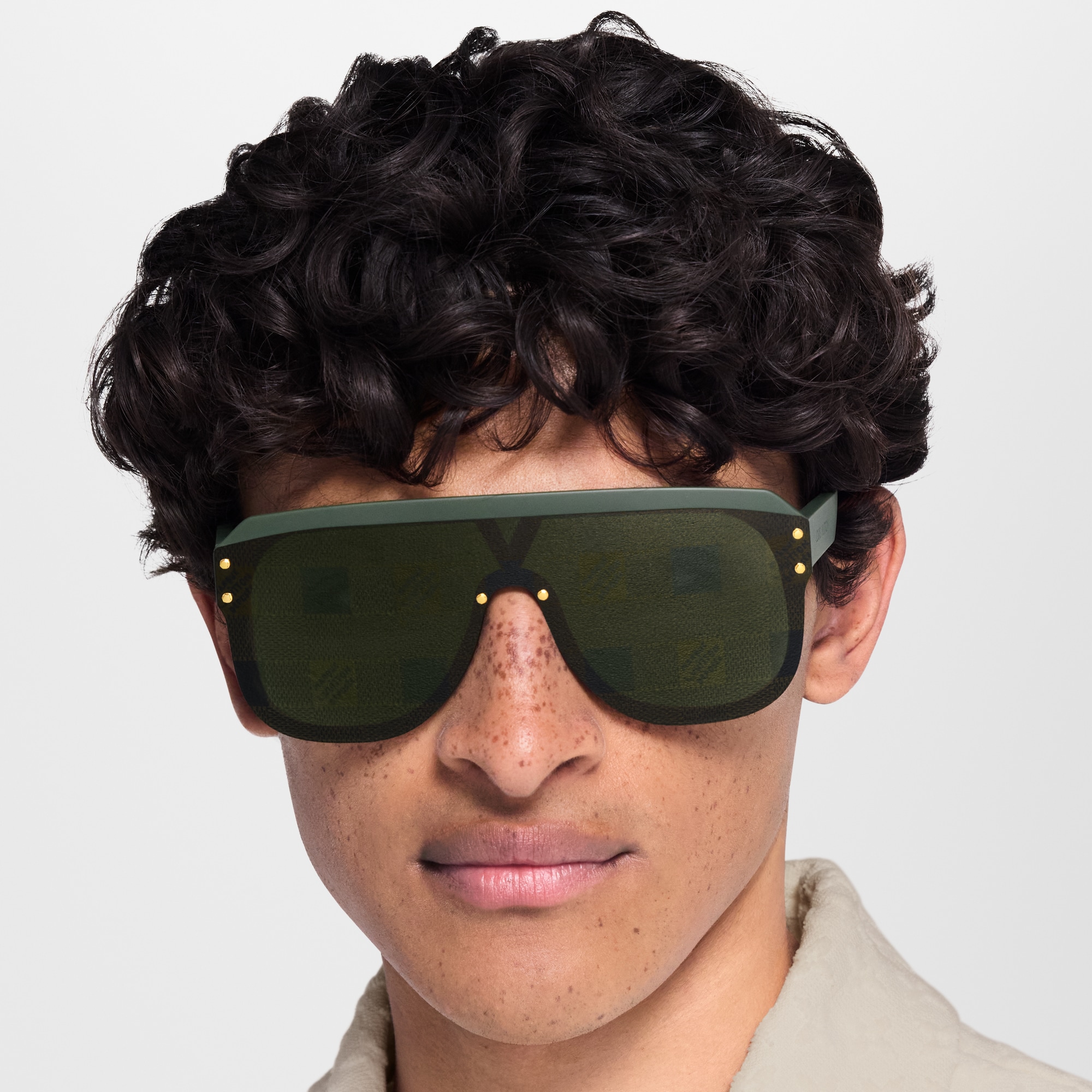LV Waimea Mask Round Sonnenbrille S00 Herren Accessoires Sonnenbrillen | LOUIS VUITTON (Zoom)