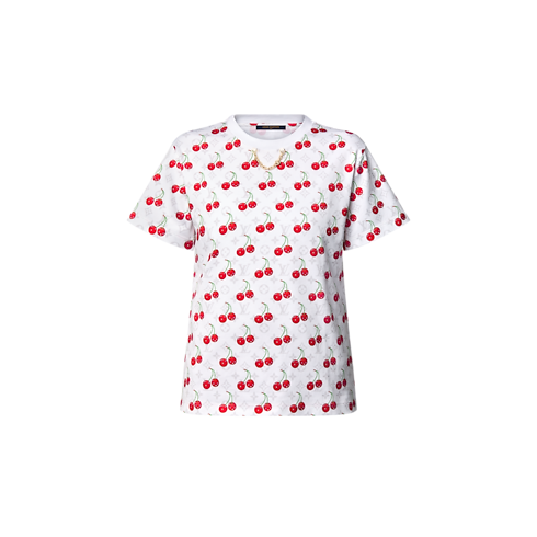 LV x TM Cherry T-Shirt Damen Ready to Wear Tops | LOUIS VUITTON (Zoom)