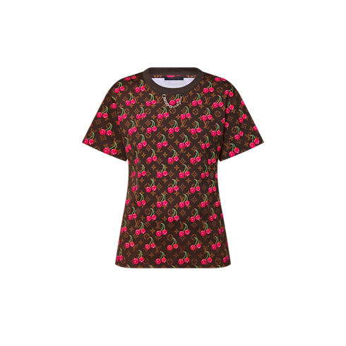 LV x TM Cherry T-Shirt Damen Ready to Wear Tops | LOUIS VUITTON (Zoom)